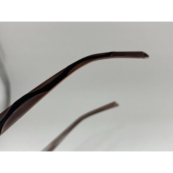 CRUSH TITANFLEX 850019 60-130 Abstract Brown Black Rectangle Glasses Frames - Picture 3 of 9